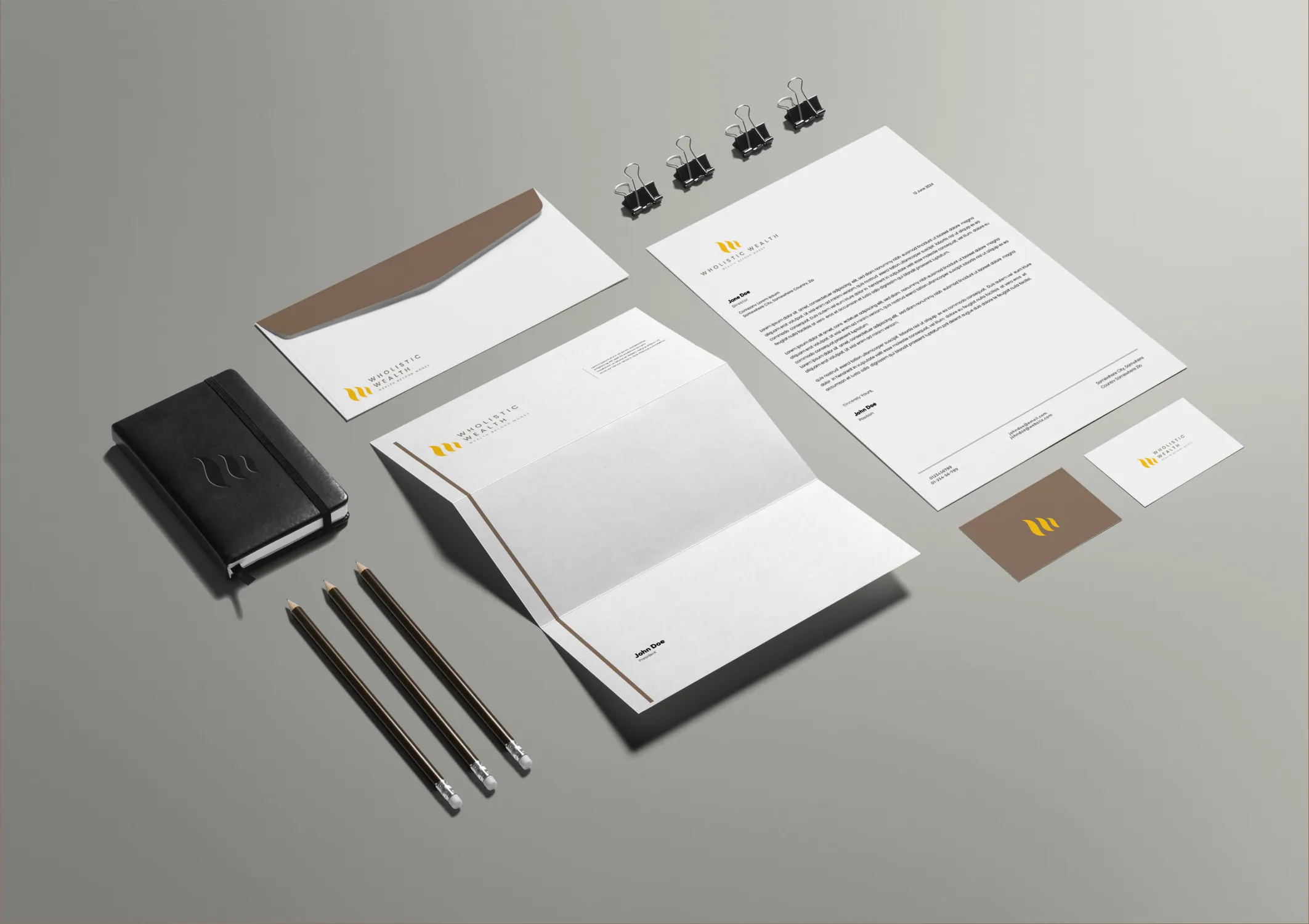 Wholistic Wealth Company brand identity 1
